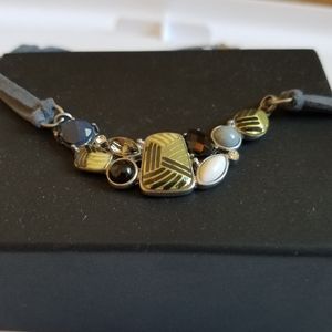 Lia Sophia suede necklace